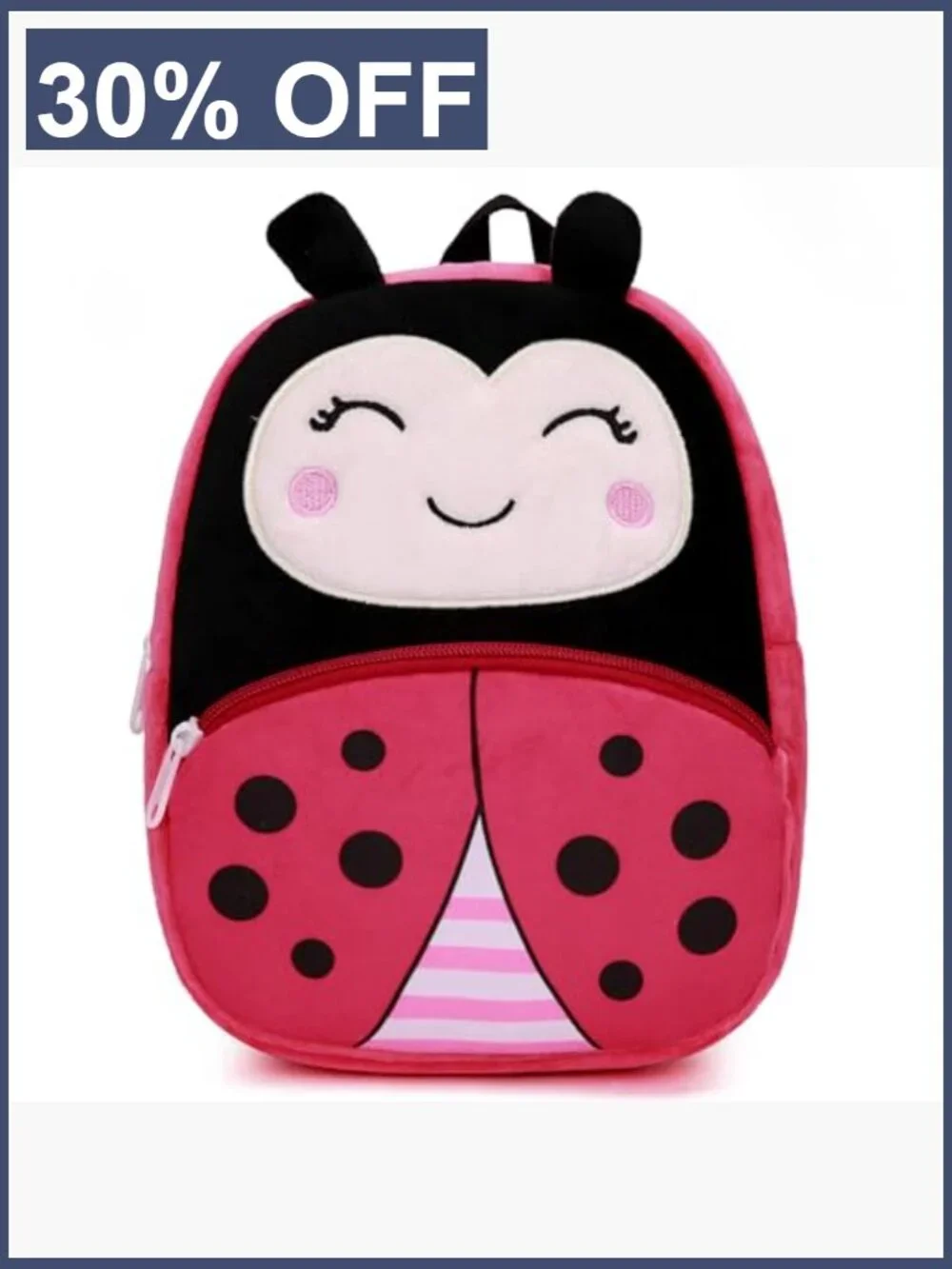 3D Zoo Animal Plush Backpack for Kids 10 inch
